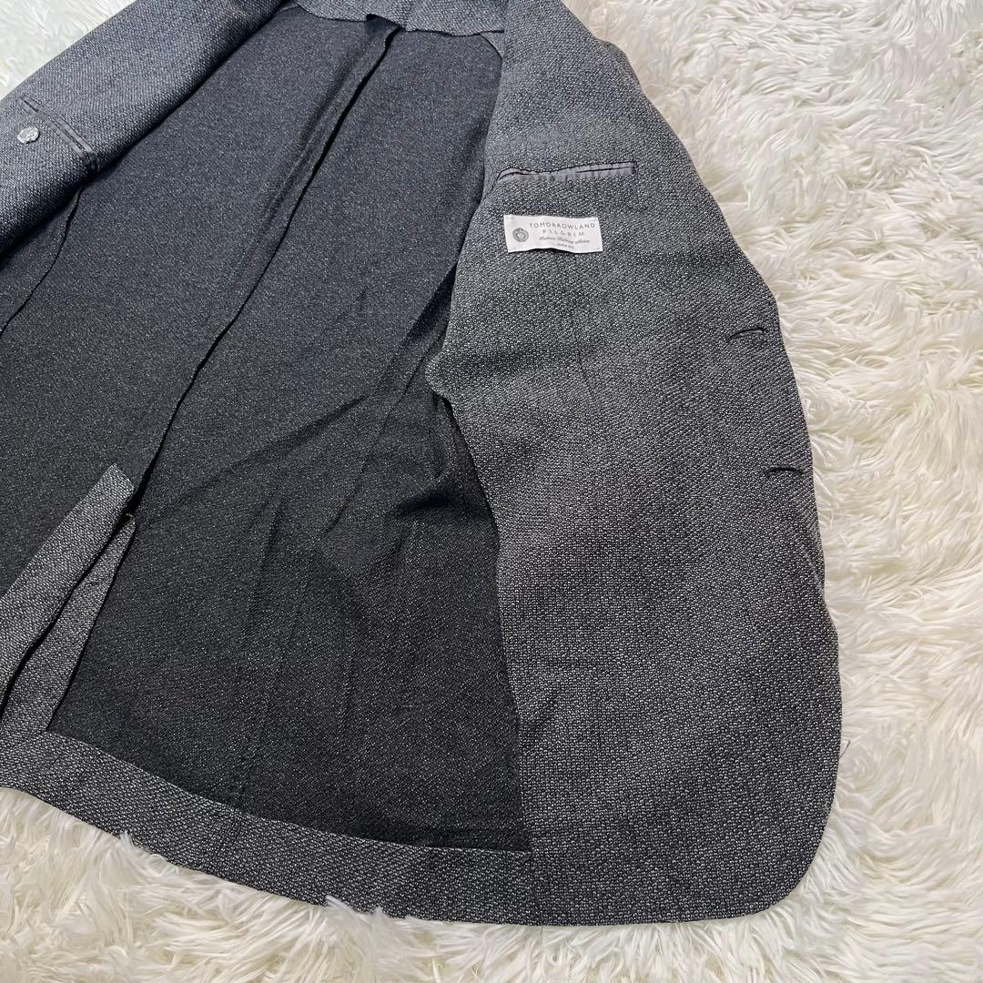 ゼニア生地✨カシミヤ混✨トゥモローランド ピルグリム テーラードジャケット L