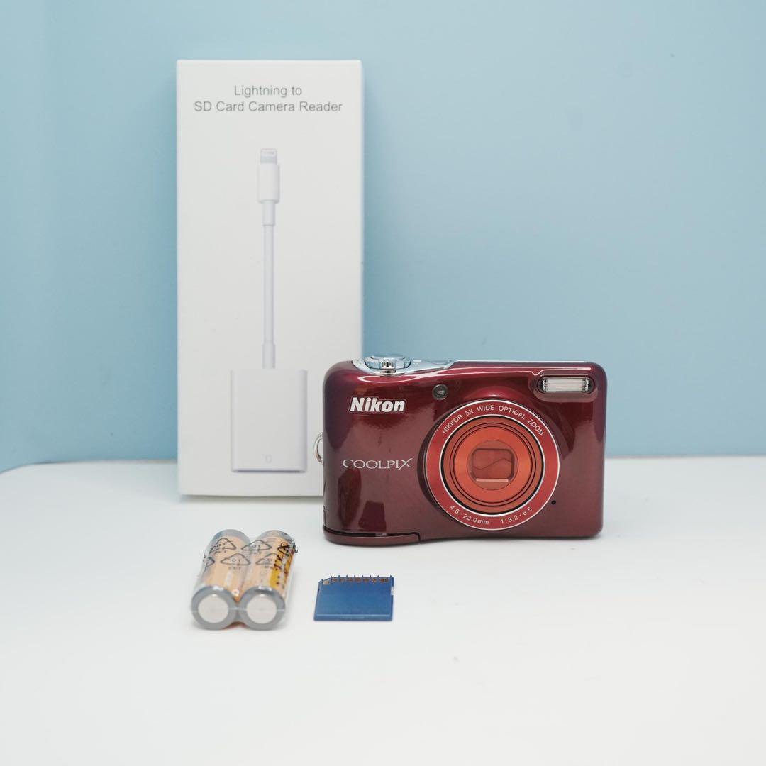 Nikon COOLPIX L32 デジカメ スマホ転送OK a5126