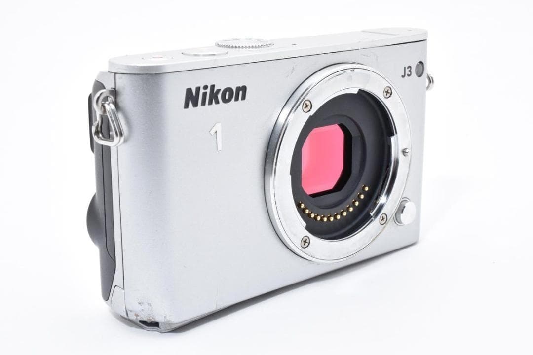 【箱付き】 Nikon ニコン 1 J3 シルバー ボディ ミラーレス一眼カメラ