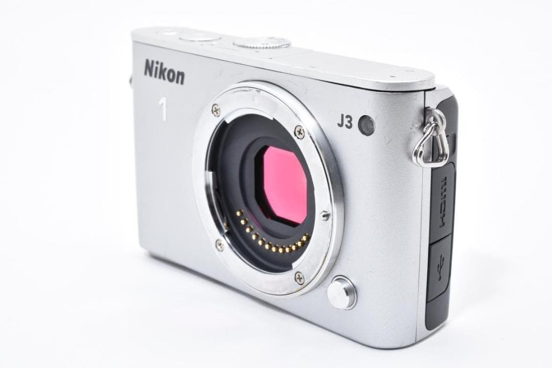 【箱付き】 Nikon ニコン 1 J3 シルバー ボディ ミラーレス一眼カメラ