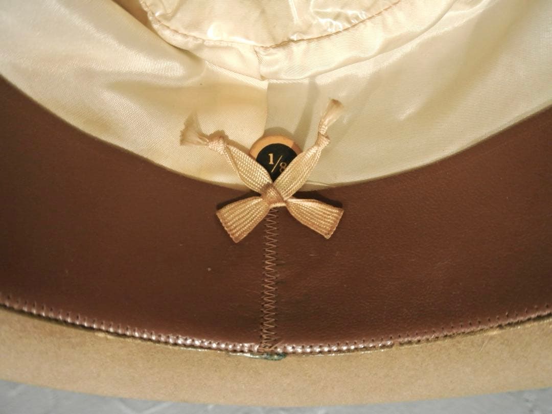 帽子 50s Vintage Stetson 3X BEAVER 1/4 58cm