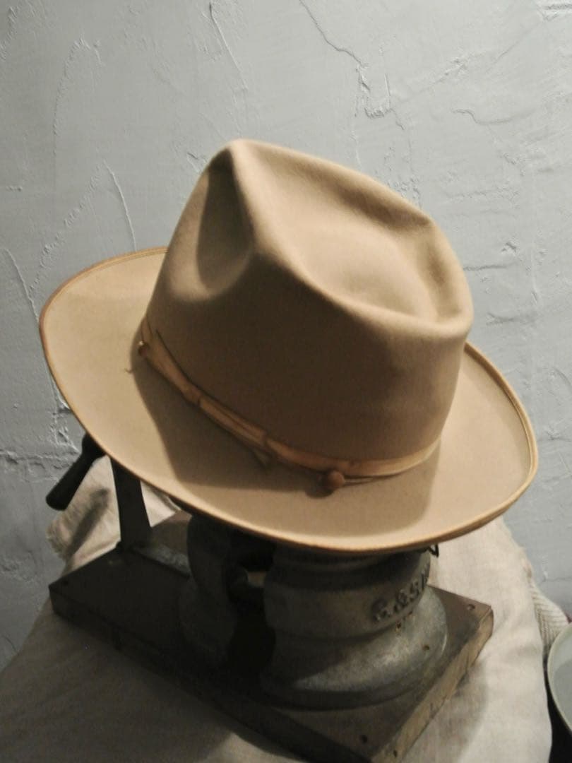 帽子 50s Vintage Stetson 3X BEAVER 1/4 58cm