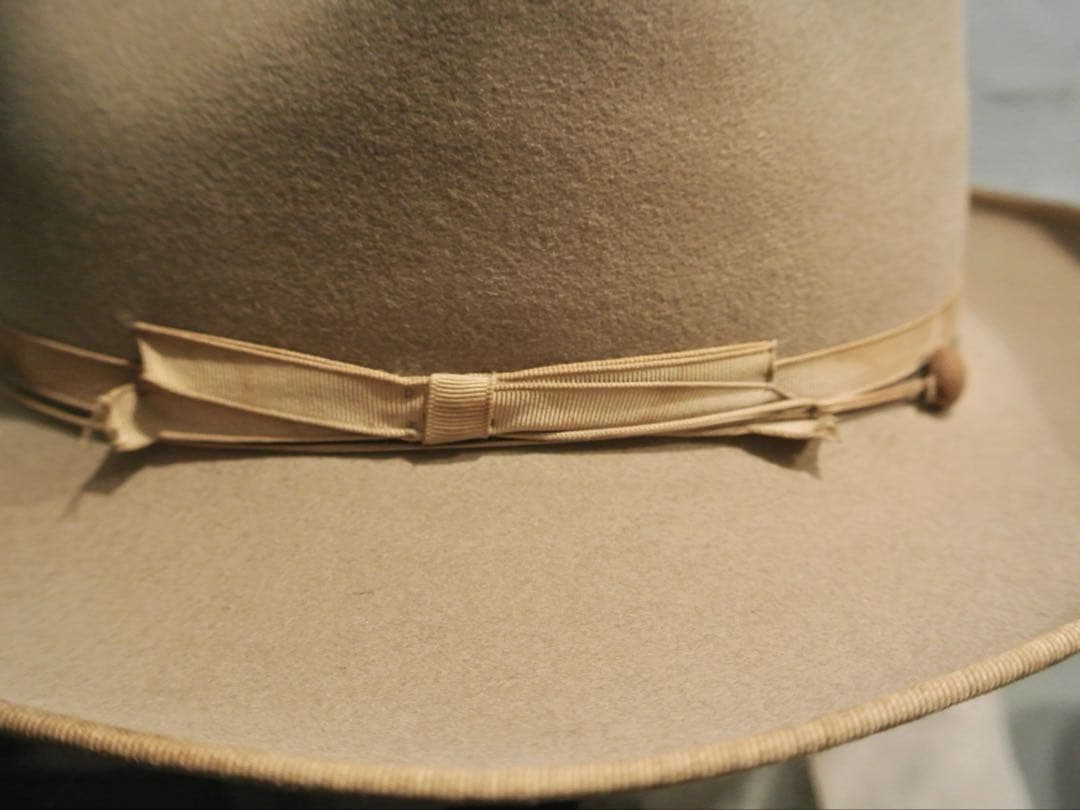 帽子 50s Vintage Stetson 3X BEAVER 1/4 58cm