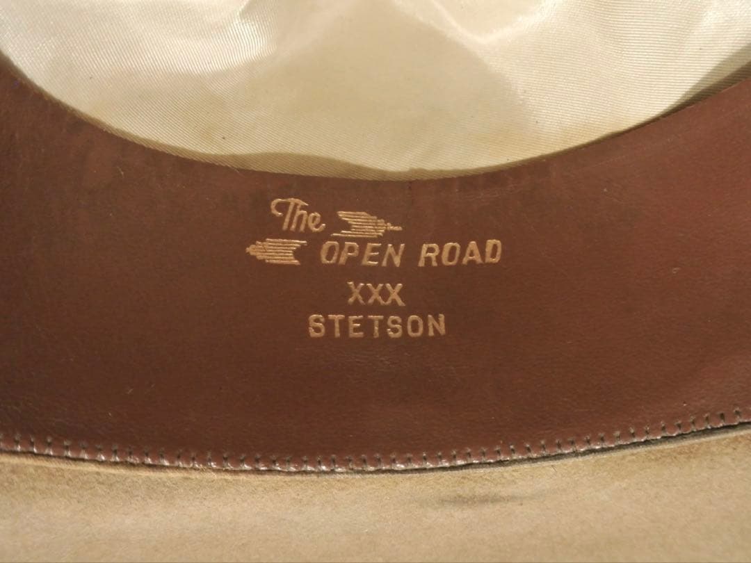 帽子 50s Vintage Stetson 3X BEAVER 1/4 58cm