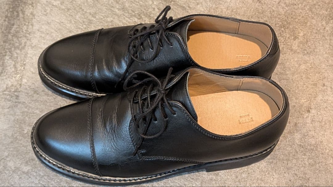 靴 WYM GENUINE LEATHER PLAIN DERBY SHOES L
