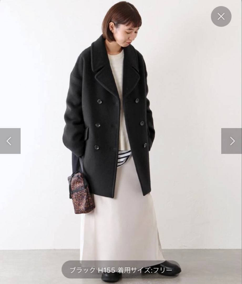 ジャーナルスタンダード　MANTECOウール　ビッグPコート