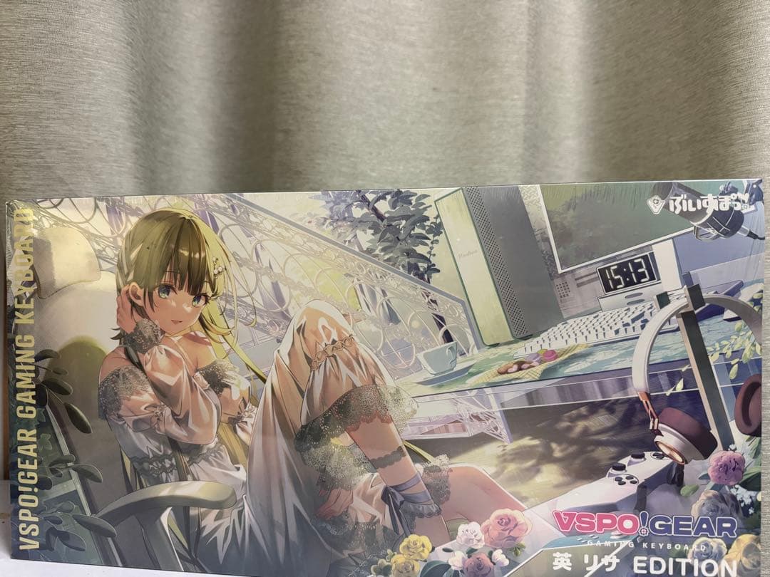 VSPOぶいすぽ！　ゲーミングキーボード 英リサEDITION