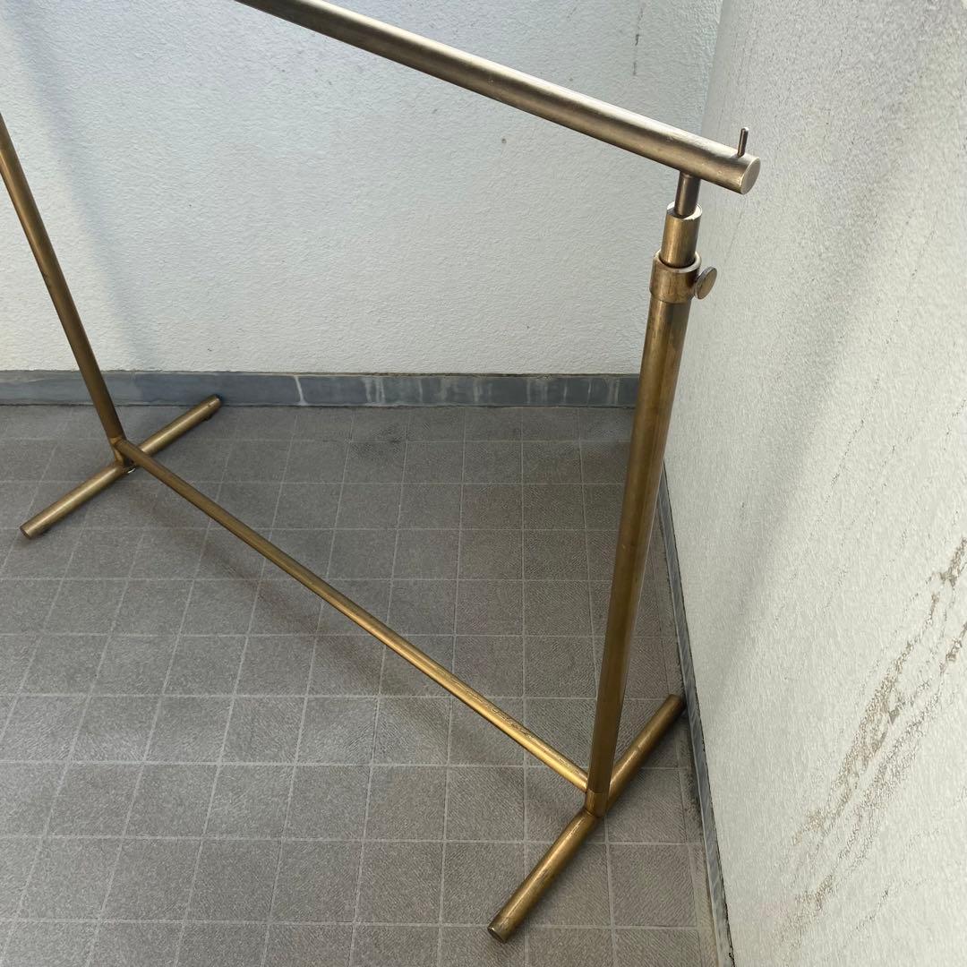 ハンガーラック ゴールド アイアン アンティーク　店舗什器