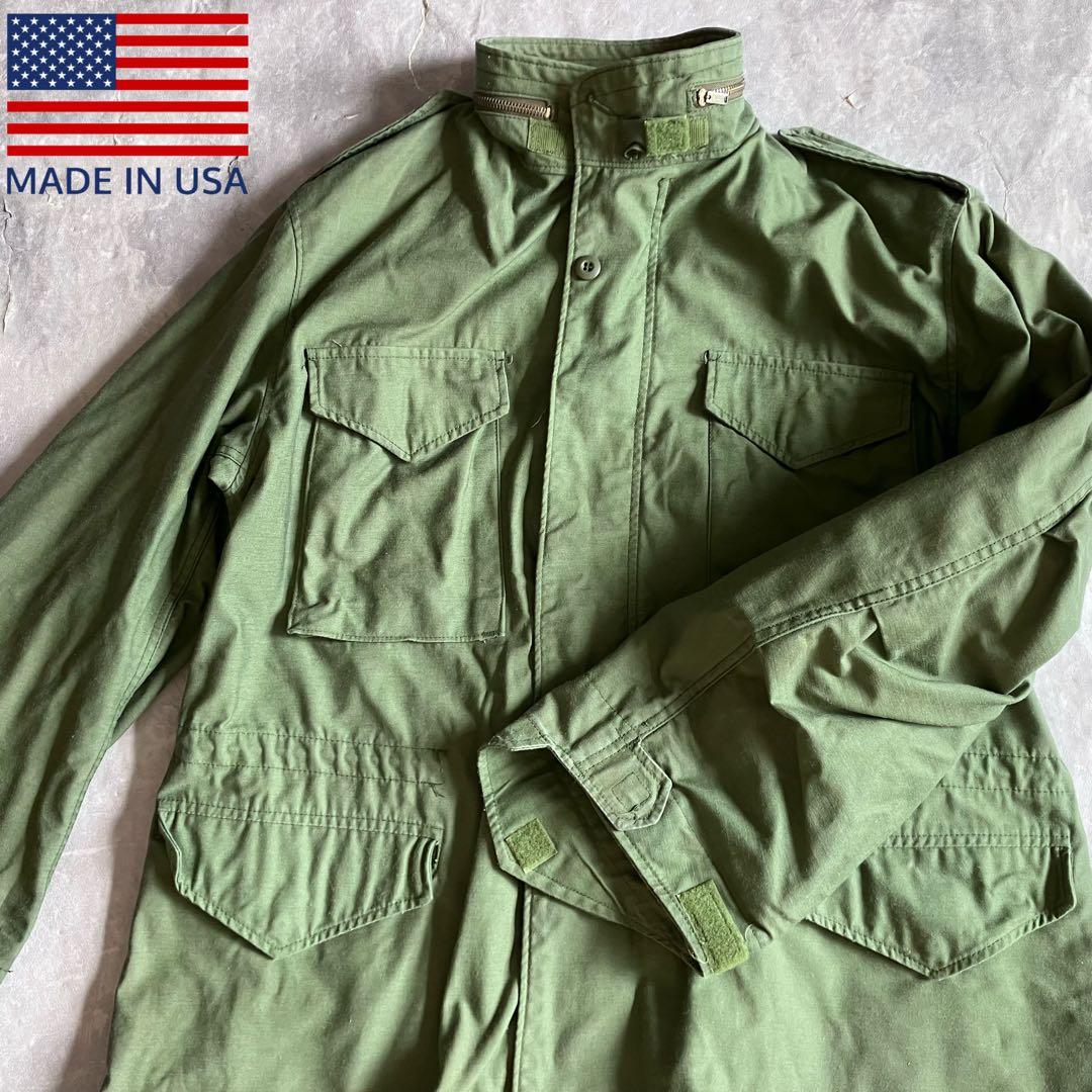90's M65 フィールドジャケット アメリカ製 米軍 スコービル L-R