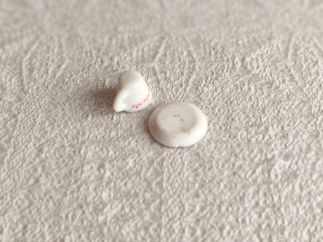 【チョコメルさま】vintage parts ୨୧ * 陶器の小さな 手 ハンド