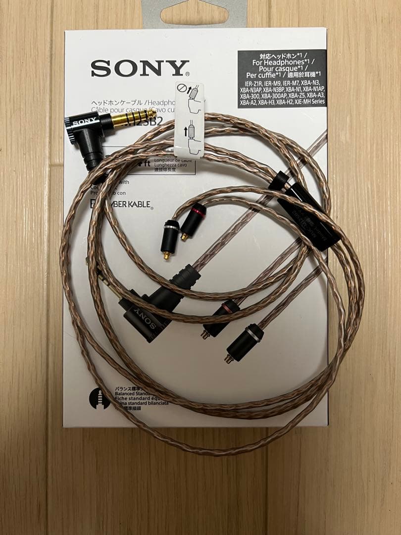 SONY ヘッドフォンケーブル MUC-M12SB2 1.2m