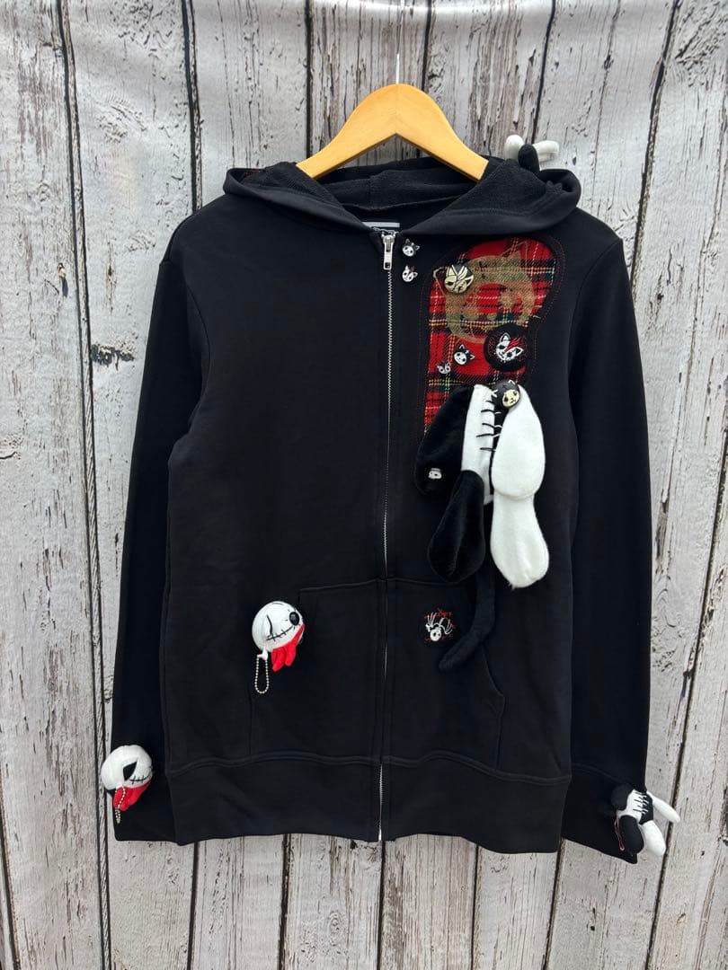 【Y56】HANGRY&ANGRY ぬいぐるみ付き　パーカー