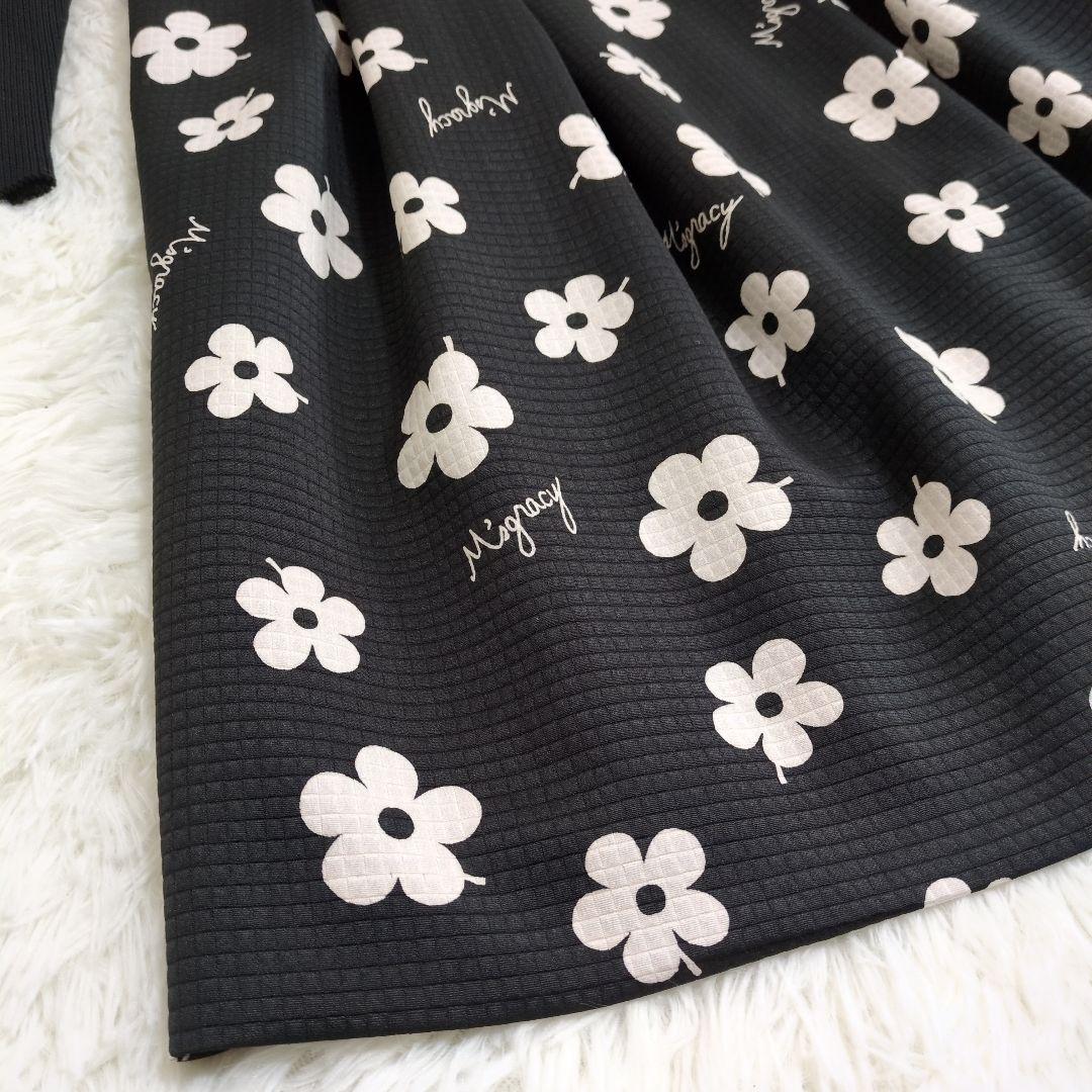 美品　現行　M'S GRACY　カメリア　ワンピース　ジャガード　雑誌掲載