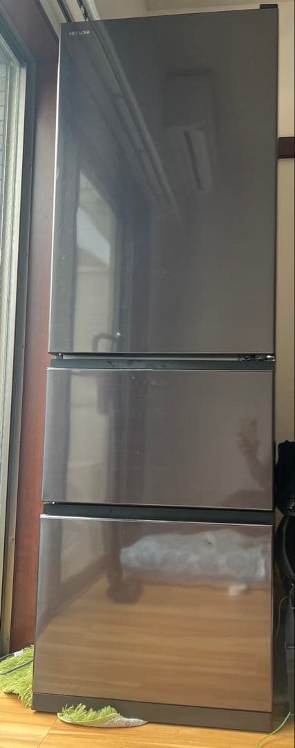 [ぽにょ]　HITACHI ノンフロン冷凍冷蔵庫　大容量375L