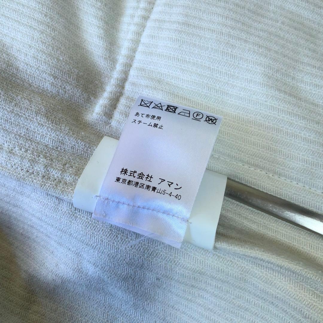 Finamore フィナモレ サファリジャケット M コーデュロイ オフホワイト