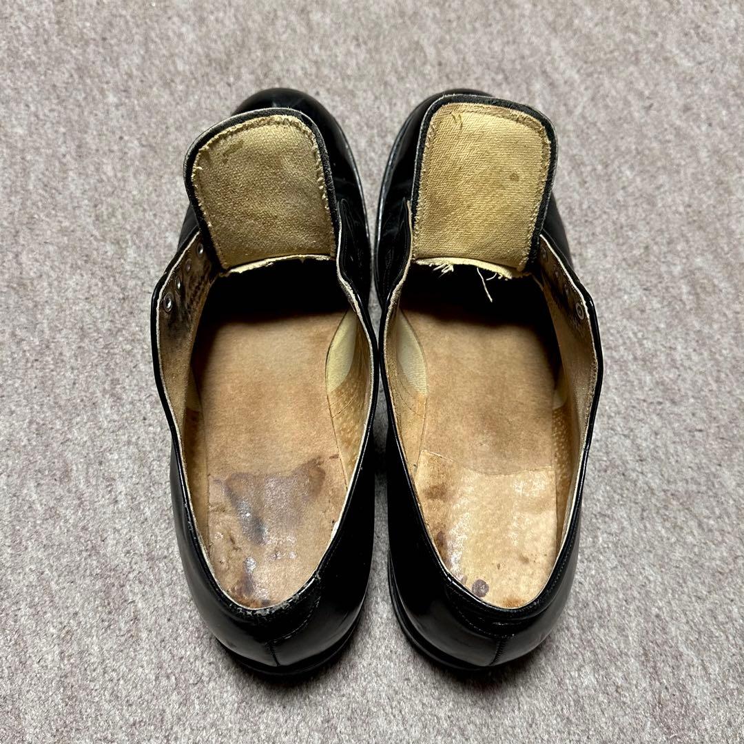 USNAVY サービスシューズ プレーントゥ 米軍 実物 80s 10 1/2