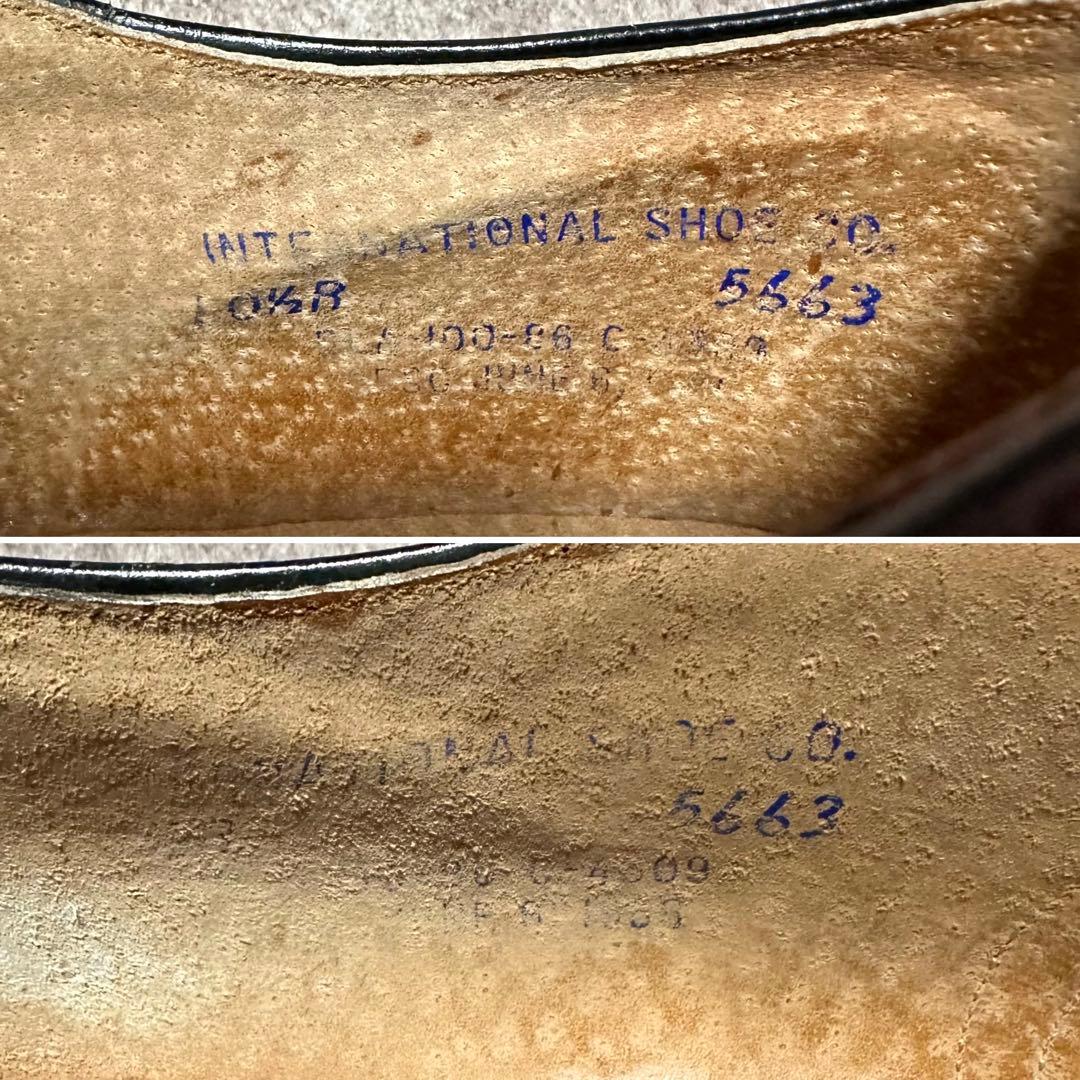 USNAVY サービスシューズ プレーントゥ 米軍 実物 80s 10 1/2