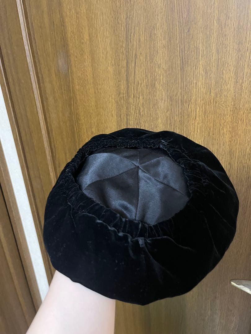 SAINT LAURENT PARIS サンローランパリ ベロア　ベレー帽
