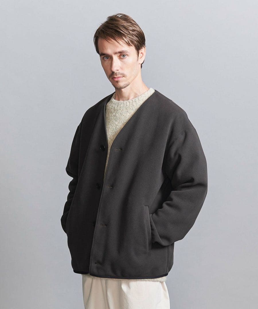 beauty＆youth エアロフリース カーディガン/アウター