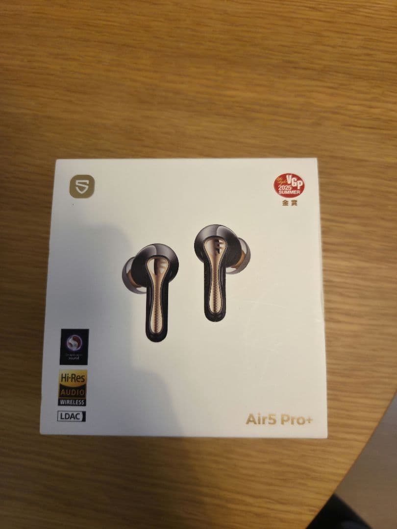 サウンドピーツ Air5 Pro+ ブラック ワイヤレスイヤフォン 数回使用