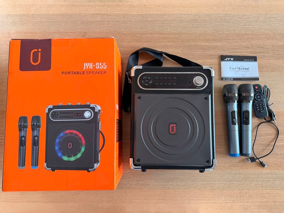 ポータブルスピーカー JYX-S55 カラオケ