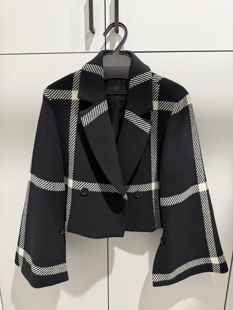 ★sheller(シェリエ) チェック柄ジャケット