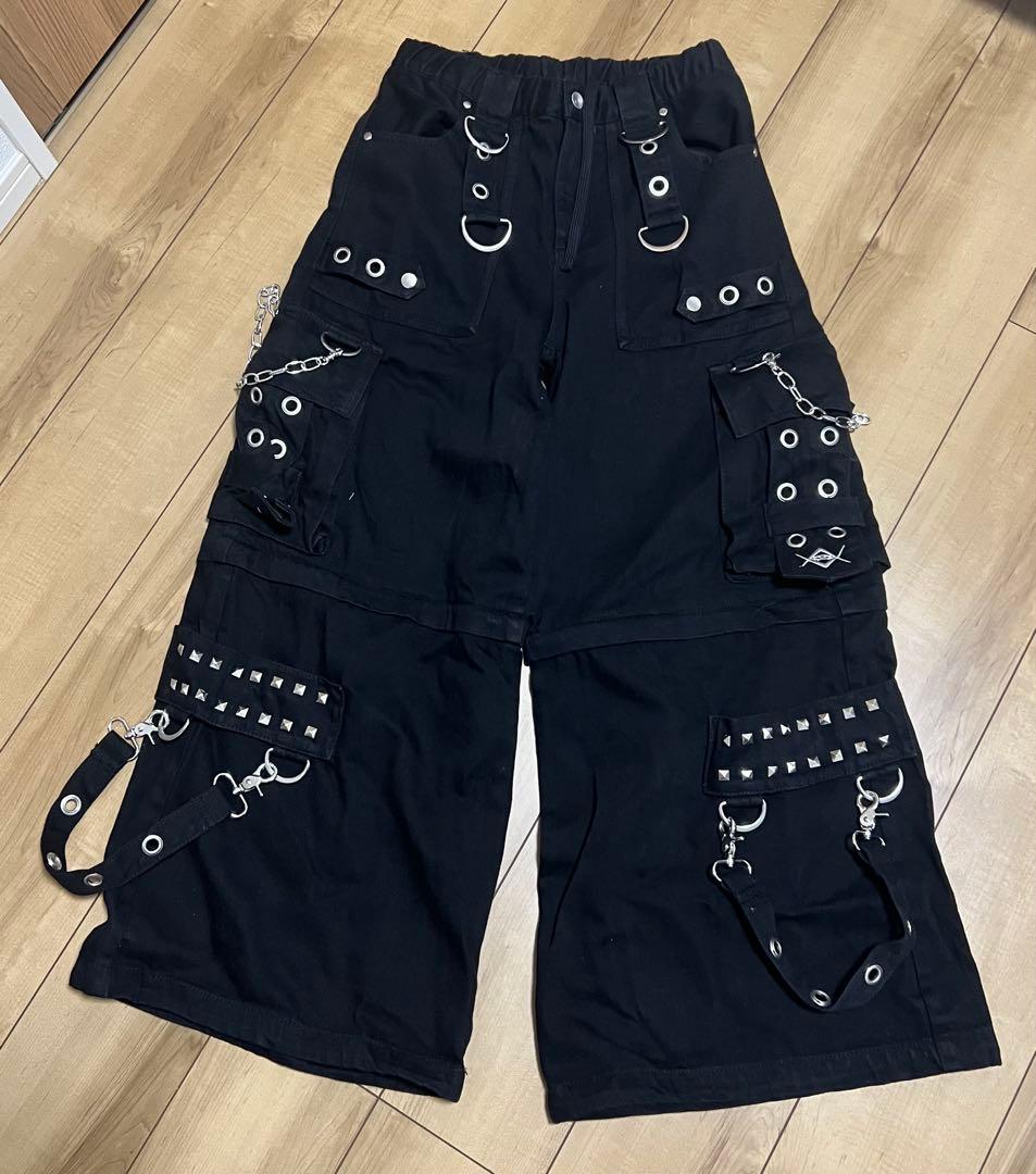 REFLEM レフレム 2WAYワイドデニムカーゴパンツ