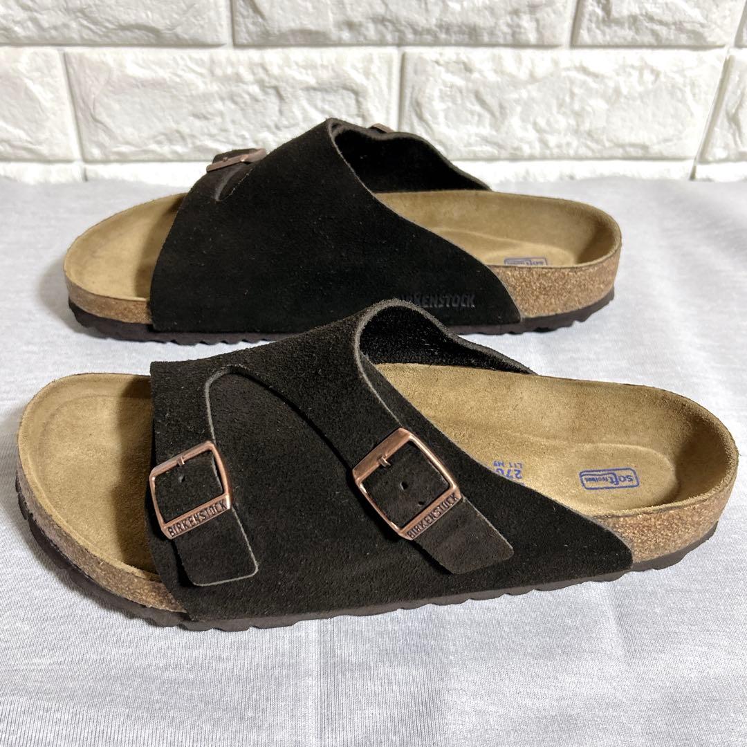 ビルケンシュトック チューリッヒ スエード サンダル ブラウン 茶42