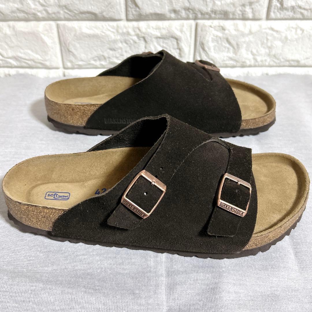 ビルケンシュトック チューリッヒ スエード サンダル ブラウン 茶42