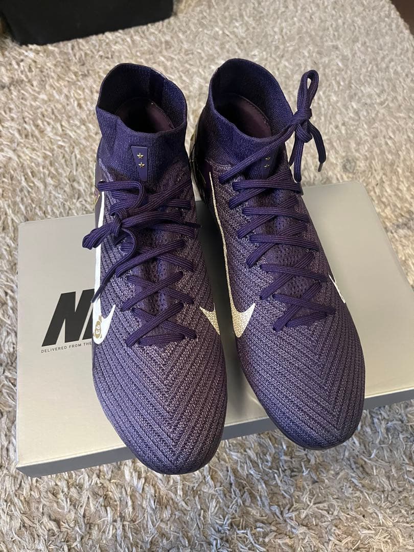 ナイキ ZM SUPERFLY 10 ELITE KM FG 27.5cm 紫