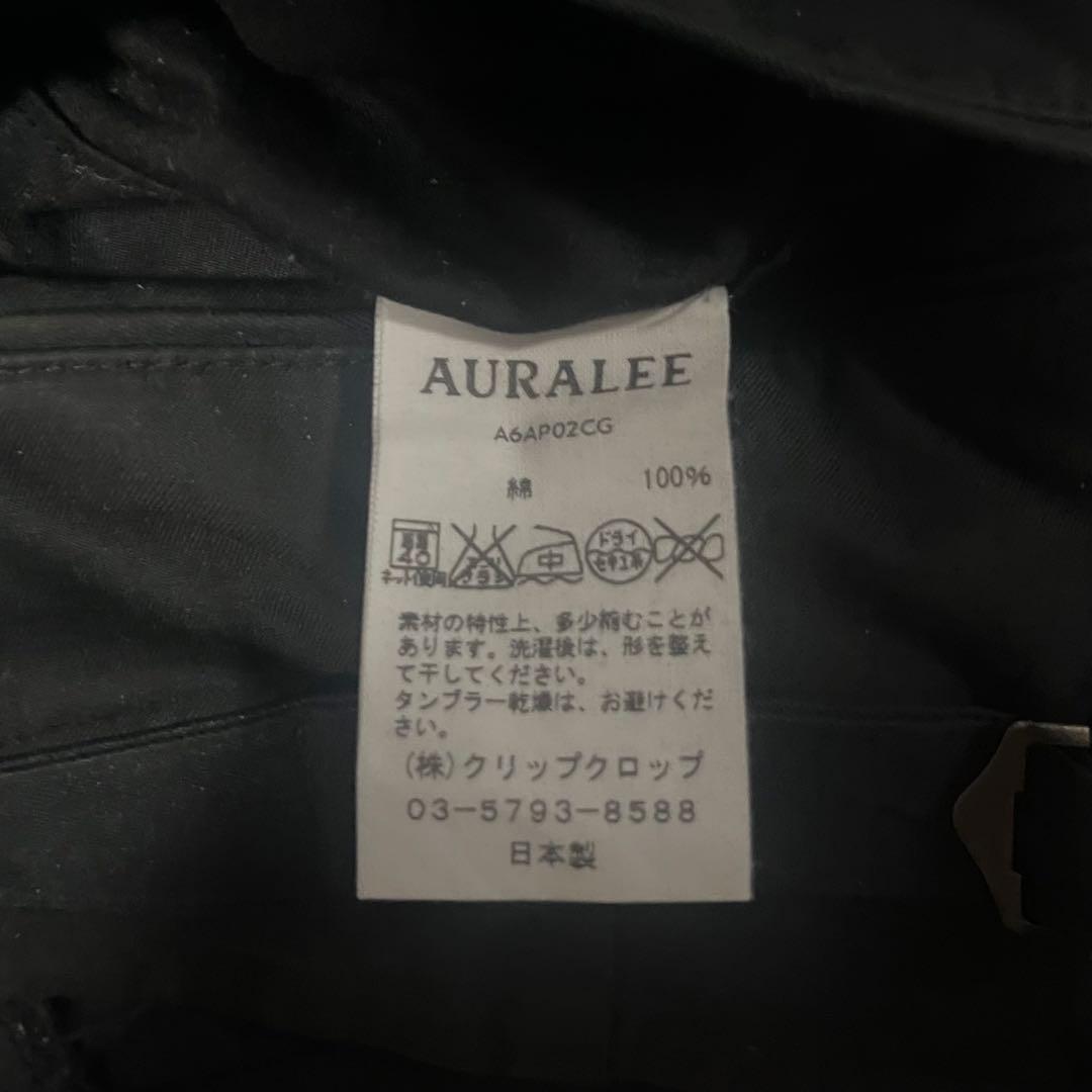 パンツ AURALEE cotton wide pants