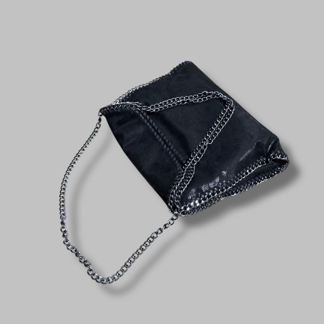 ひま CRACKED SHINY CHAIN BAG 766B