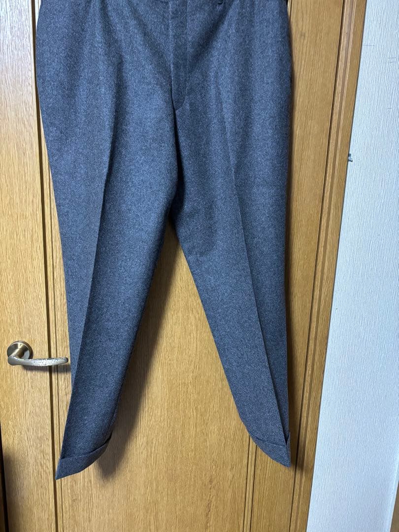 ふーやん VANJACウールフラノスラックス