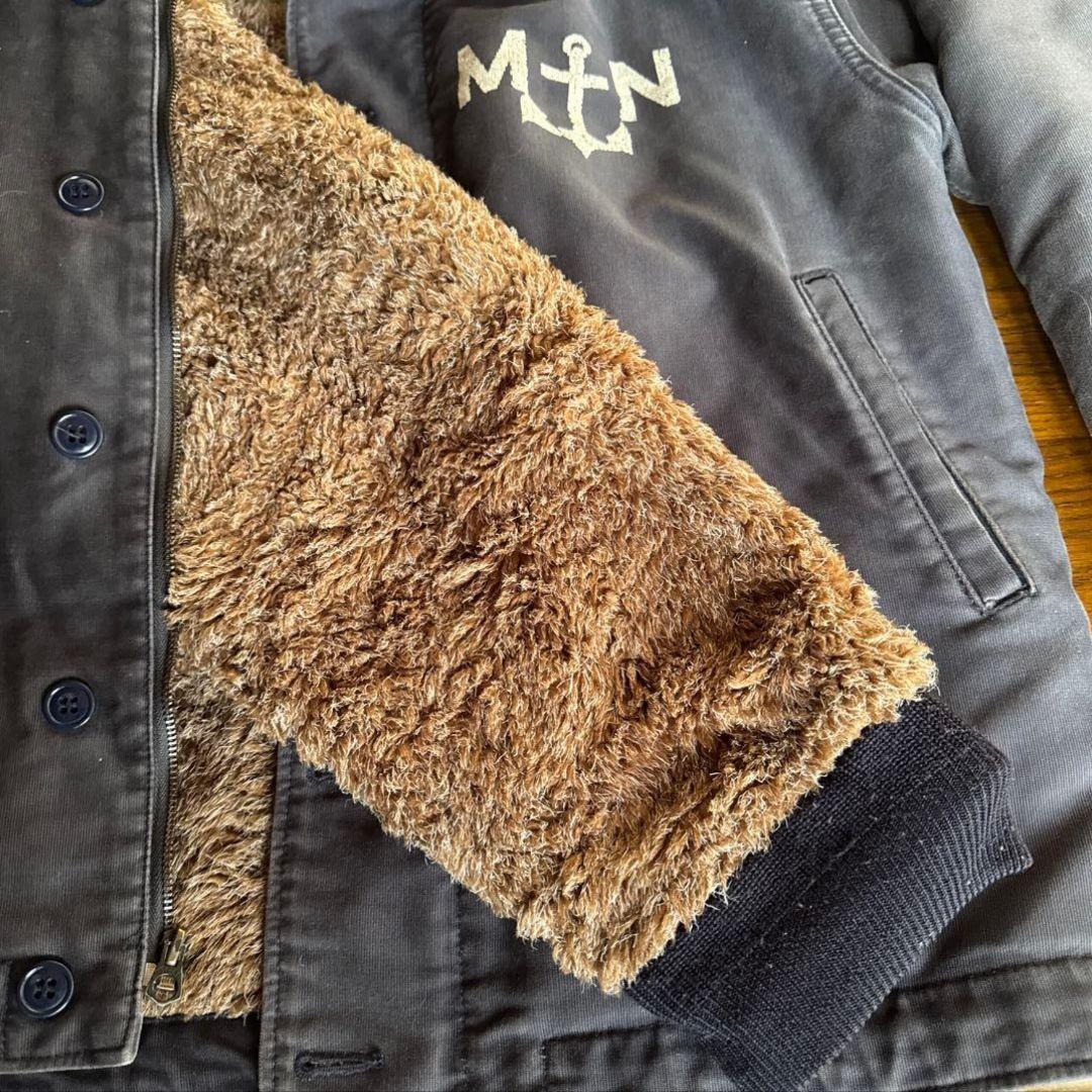 HOUSTON デッキジャケット 裏ボア Lサイズ 常田大希着用 ネイビー