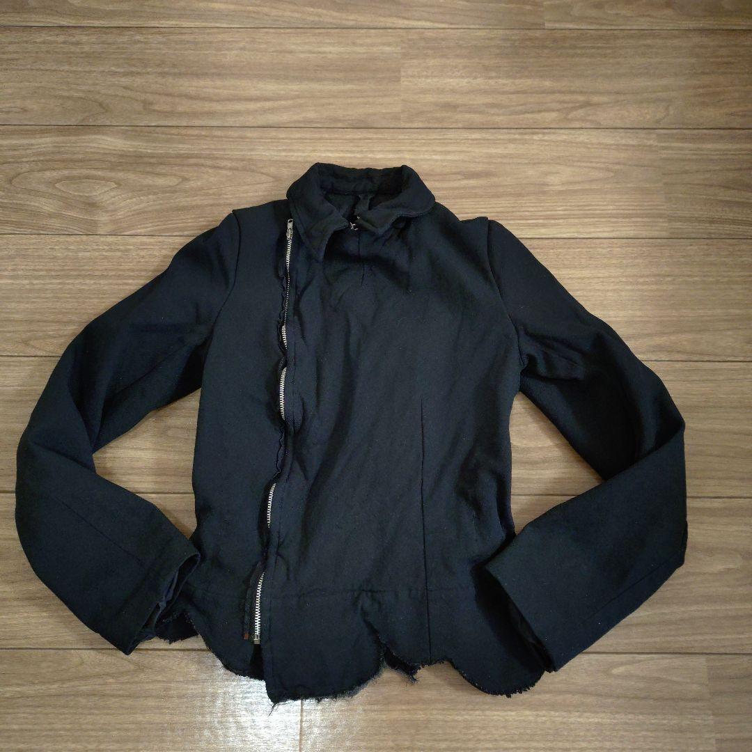 コムデギャルソン ローブデシャンブル　テーラードジャケット М ポリ縮絨加工