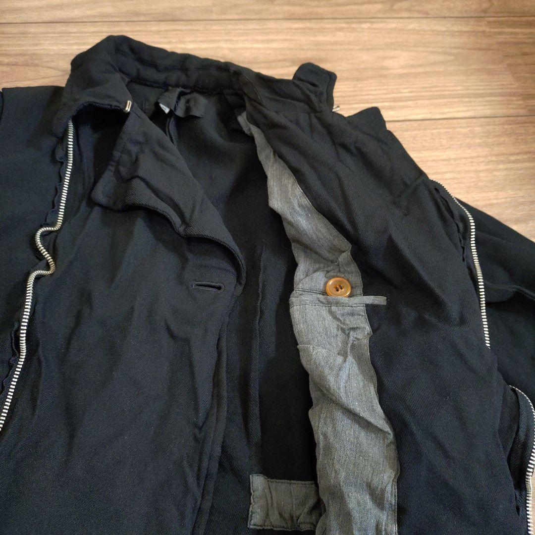 コムデギャルソン ローブデシャンブル　テーラードジャケット М ポリ縮絨加工