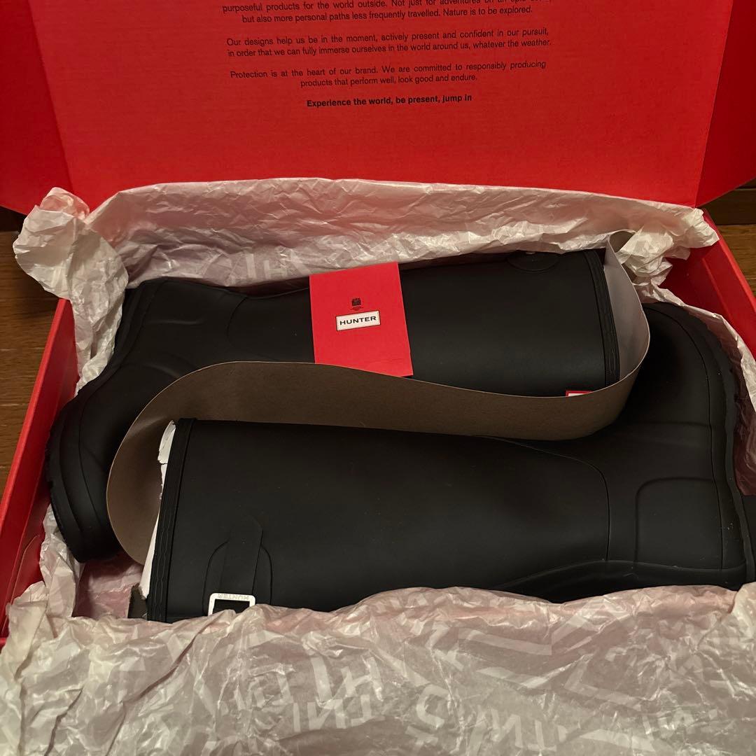 HUNTER ブラック レインブーツ新品未使用