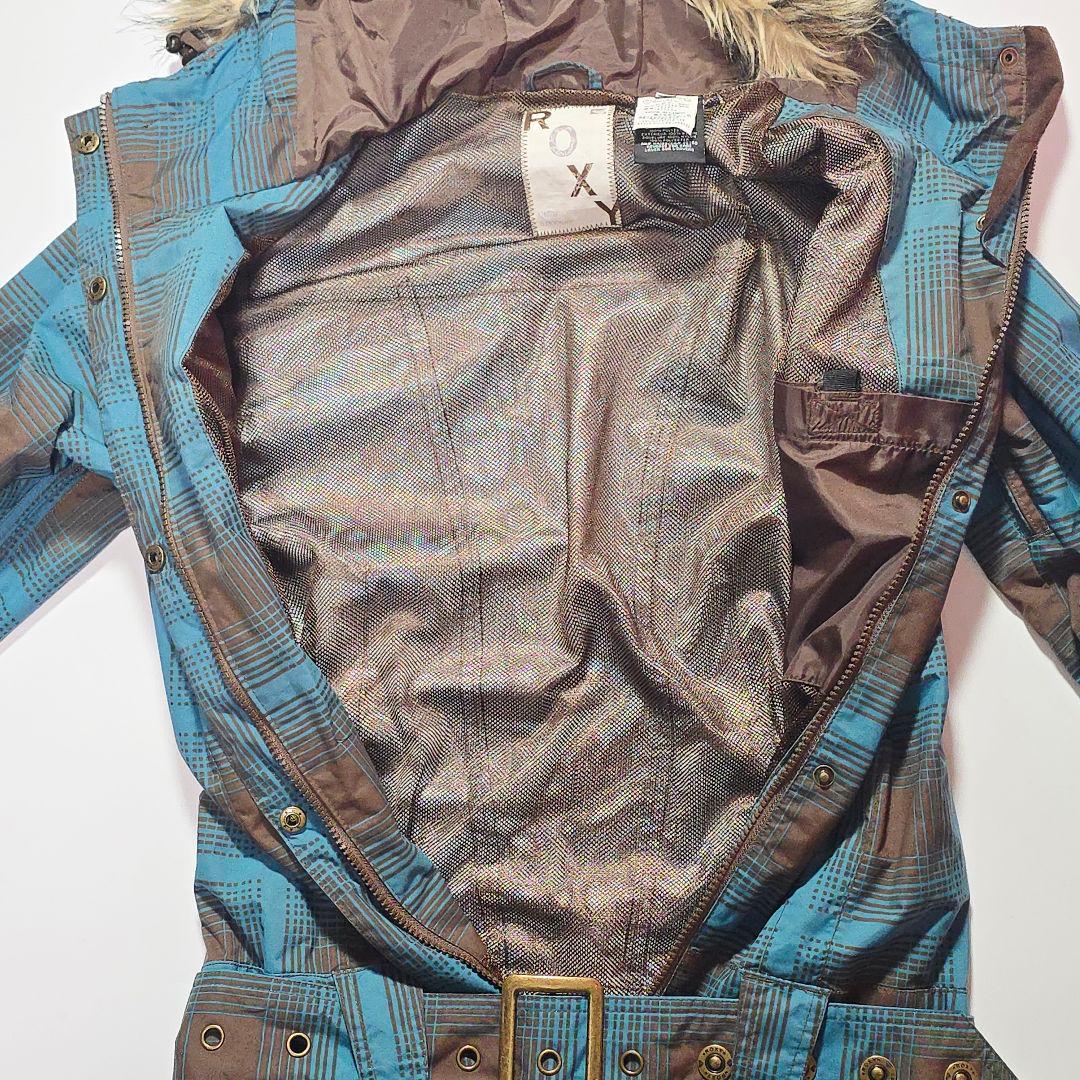 ROXY スノボウェア　つなぎ　サイズ S レディース ファー付き ベルト