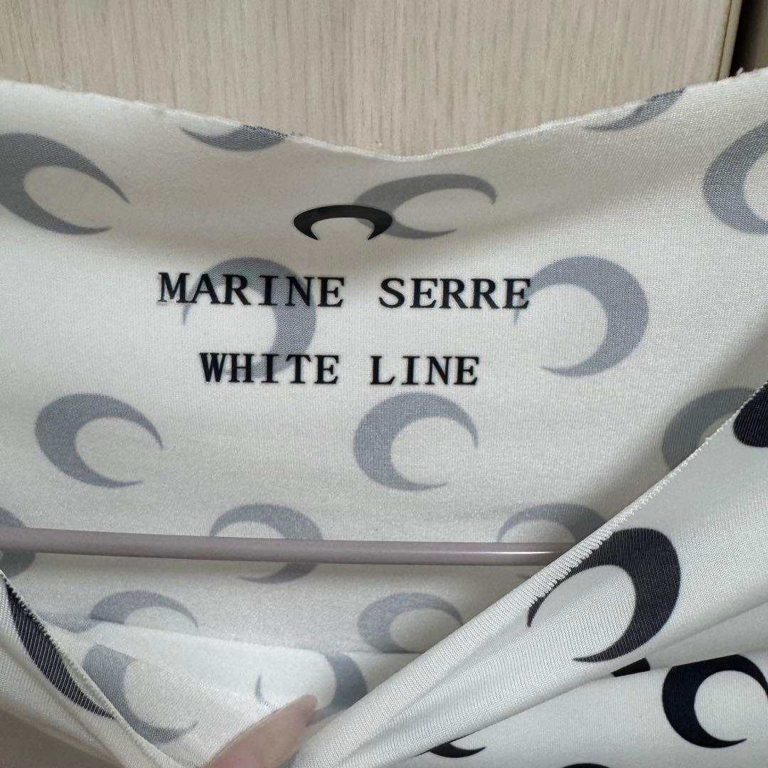 marine serre crescent moon セカンドスキン シャツ