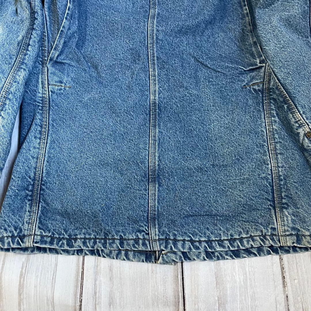 希少 USA製 カーハートデニム チョアコート カバーオール C59 DRT