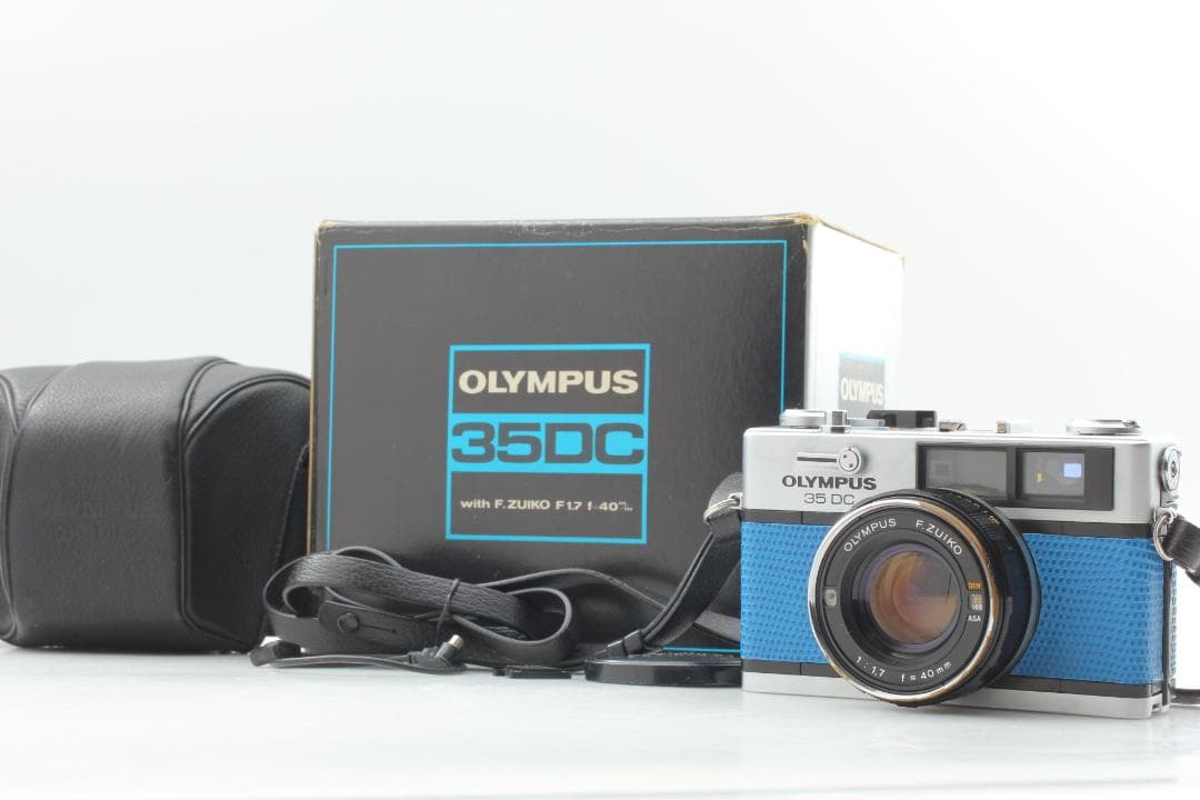 [極 美品、ブルー] オリンパス 35 DC 40mm f1.7 #1345