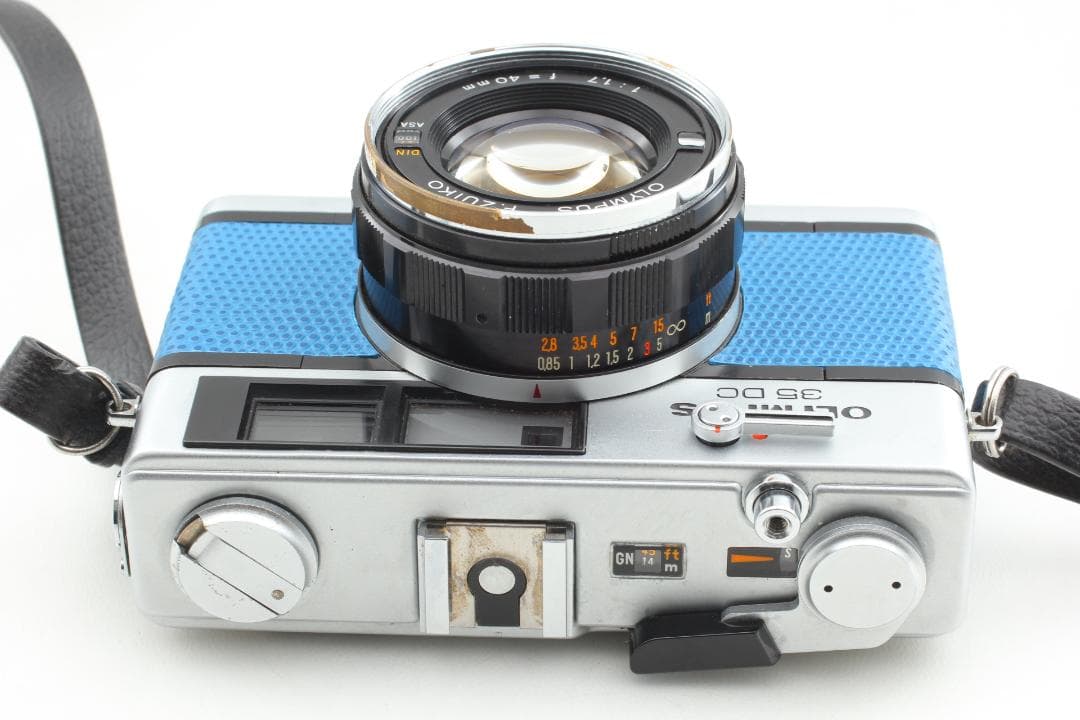[極 美品、ブルー] オリンパス 35 DC 40mm f1.7 #1345