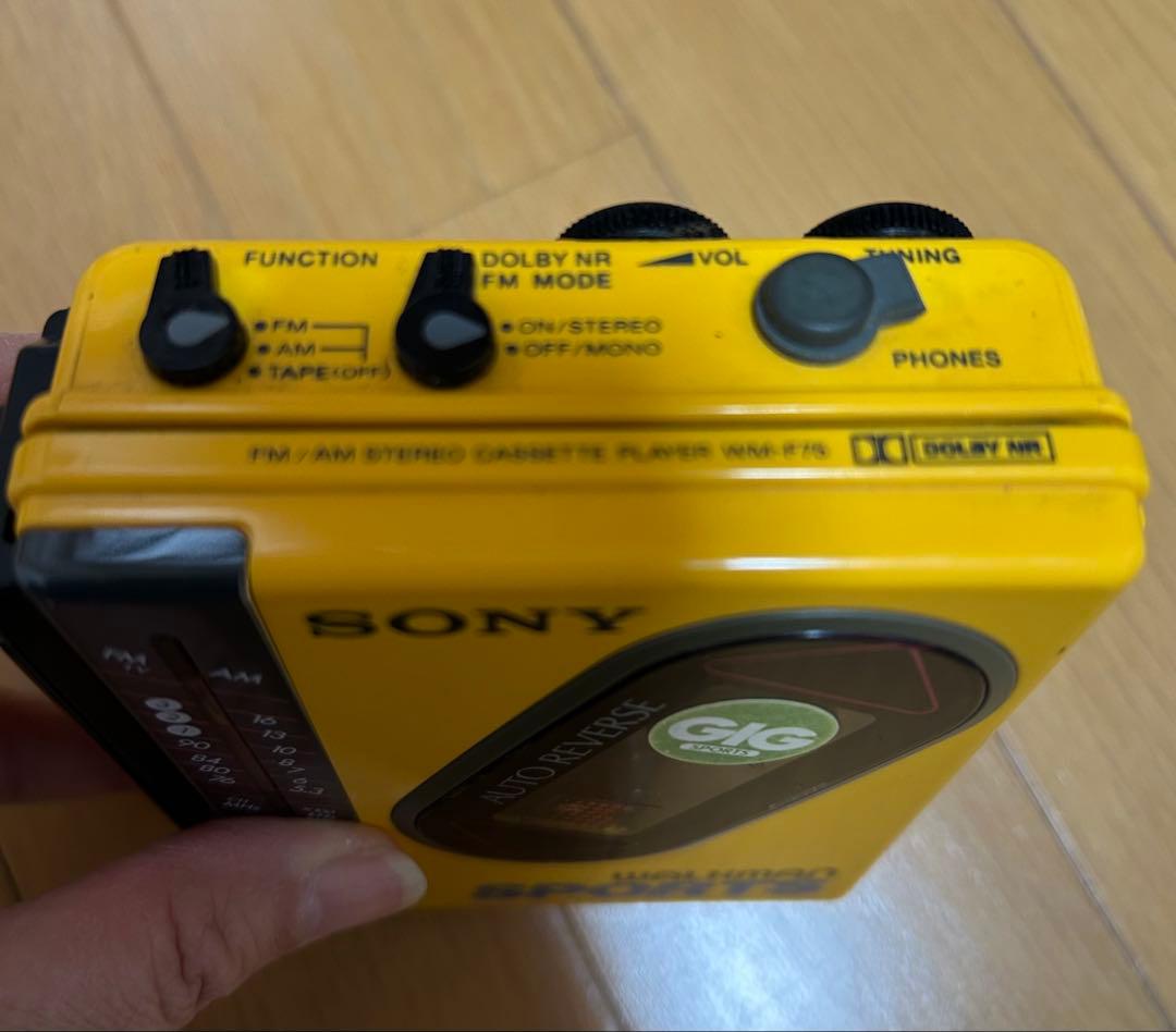 ジャンク　ソニー　SPORTS Walkman カセットプレーヤー