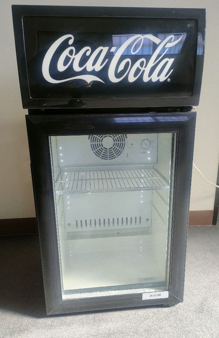 【ジャンク品】Haier　コカコーラ 冷蔵庫 非売品　ブラック