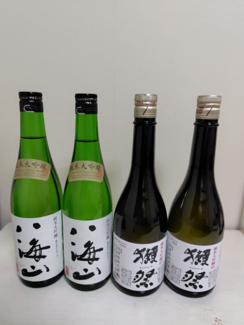 獺祭、八海山純米大吟醸45の日本酒セット