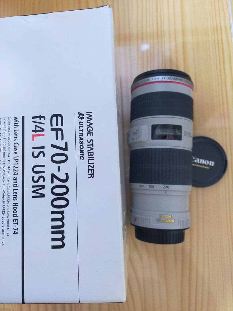 CANON キャノン EF 70-200mm F4 L IS USM 元箱付！