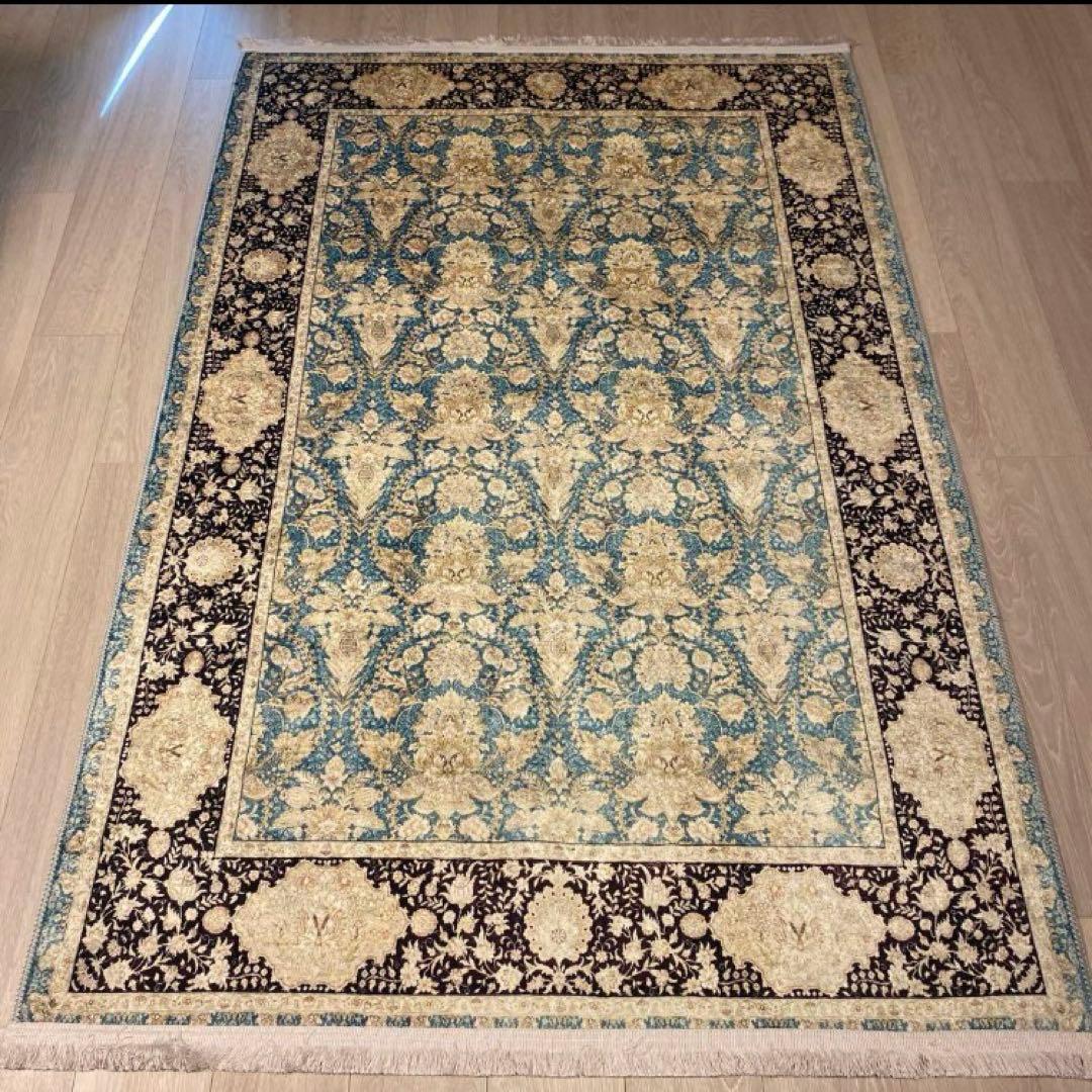 トルコのカーペット 120*180cm ラグ　洗える　アンティーク風
