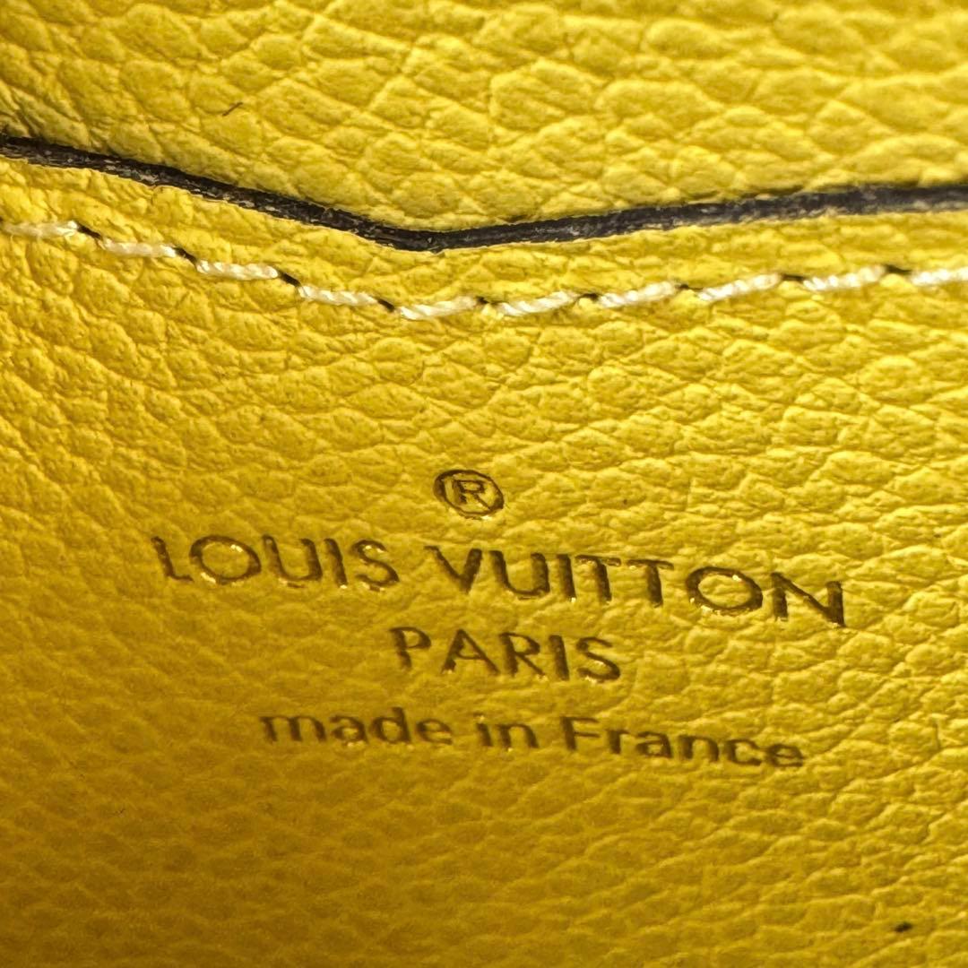 【希少】ルイヴィトン　ジッピーパース　モノグラム　アンプラント　イエロー