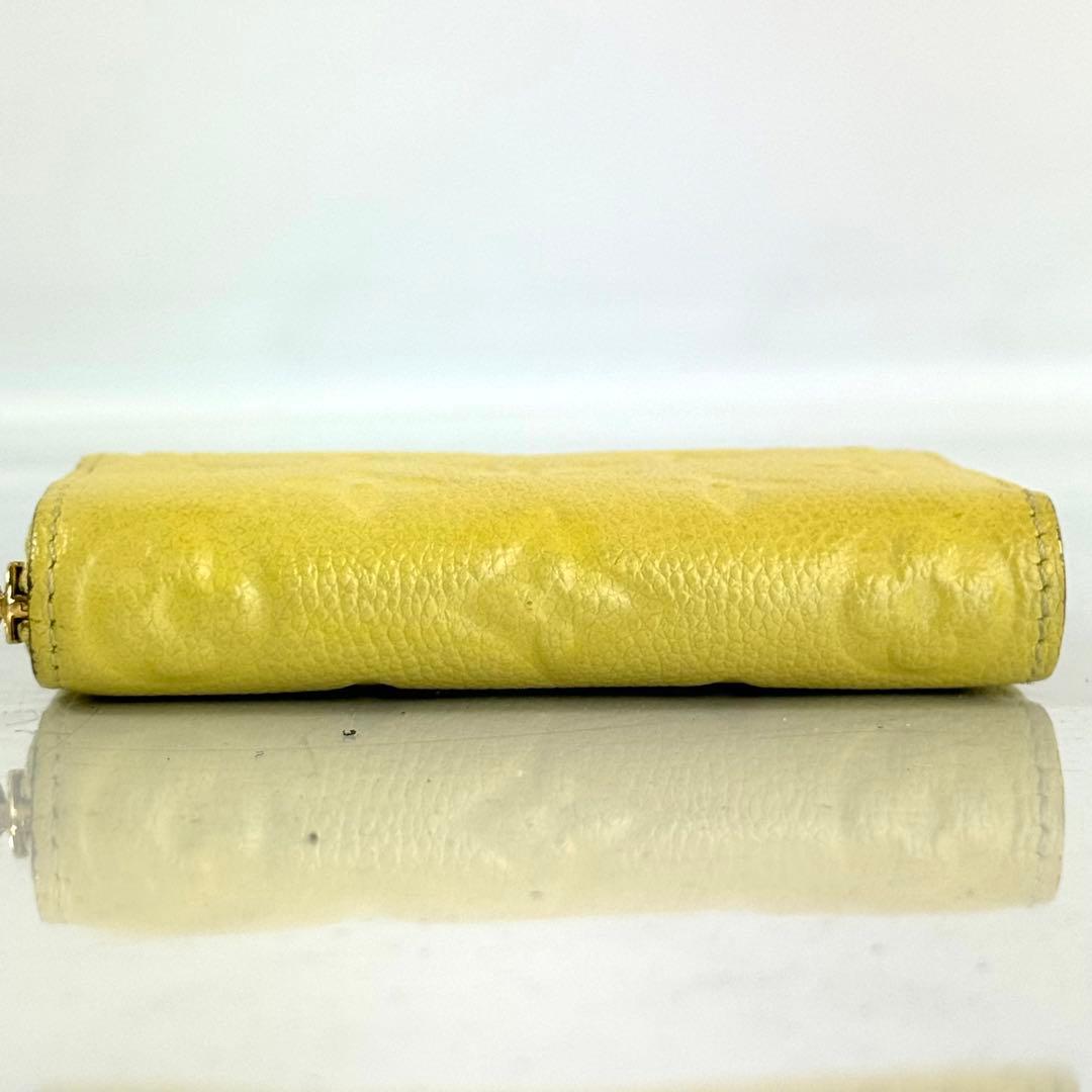 【希少】ルイヴィトン　ジッピーパース　モノグラム　アンプラント　イエロー
