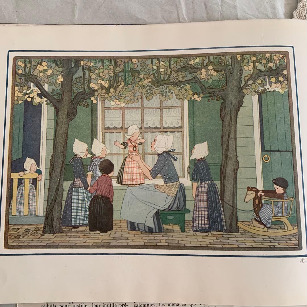 稀少1912年ルメール美しいアンティーク絵本　洋書　古書ジャンクジャーナル楽譜